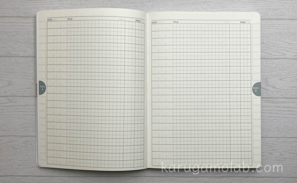 Access Tech Notebook Access Notebookをレビュー。検索性の高いノート | カルガモ画材研究所